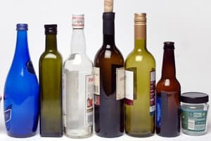 Recycling rates for glass range from 22% to 67% among councils in Scotland